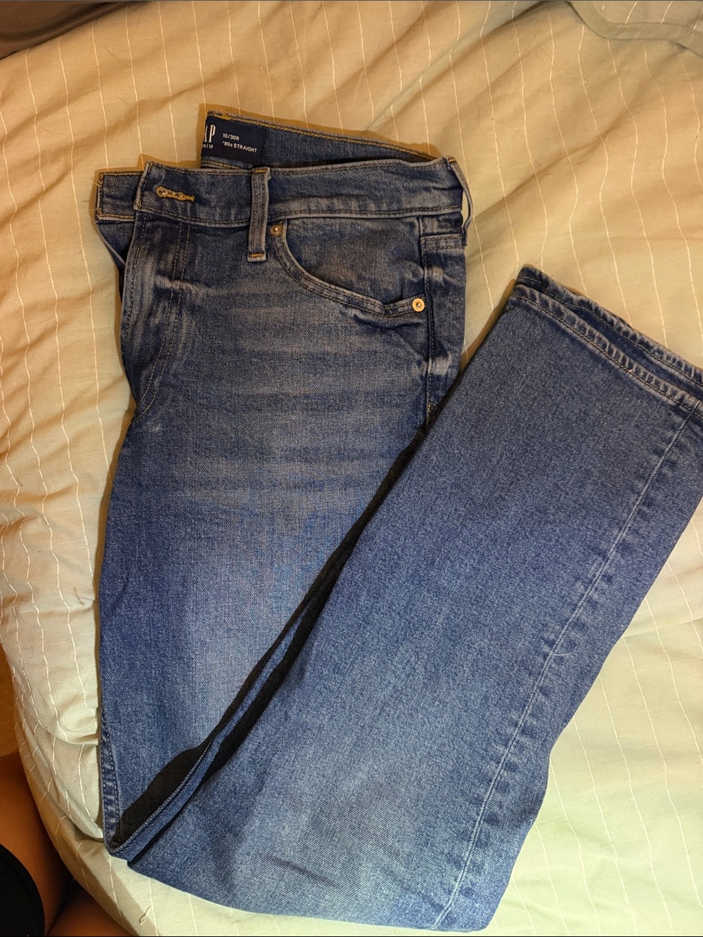 GAP Medium Wash Women's Straight-Leg Jeans